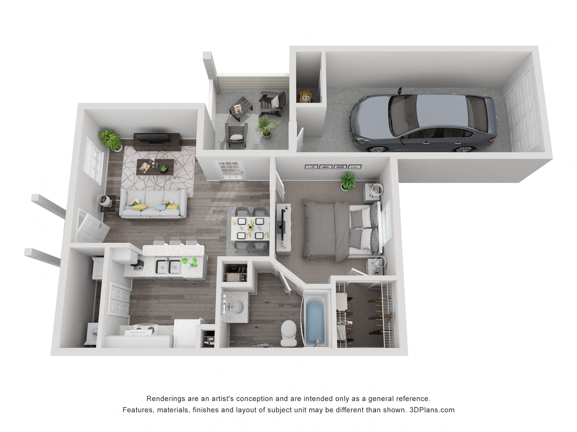 Floor plan layout diagram for Fern